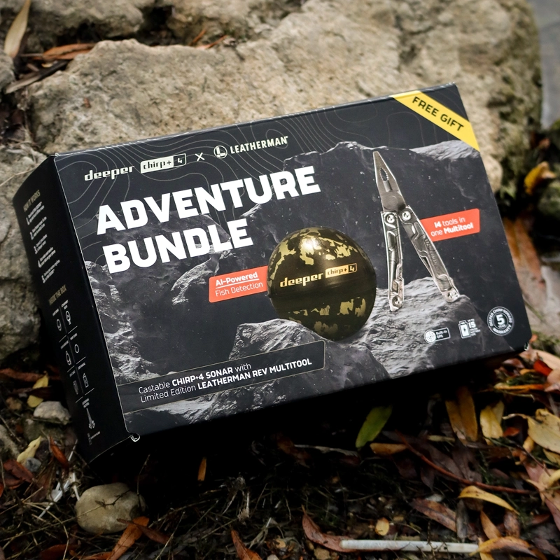 Deeper Chirp+ 4 & Leatherman Adventure Bundle